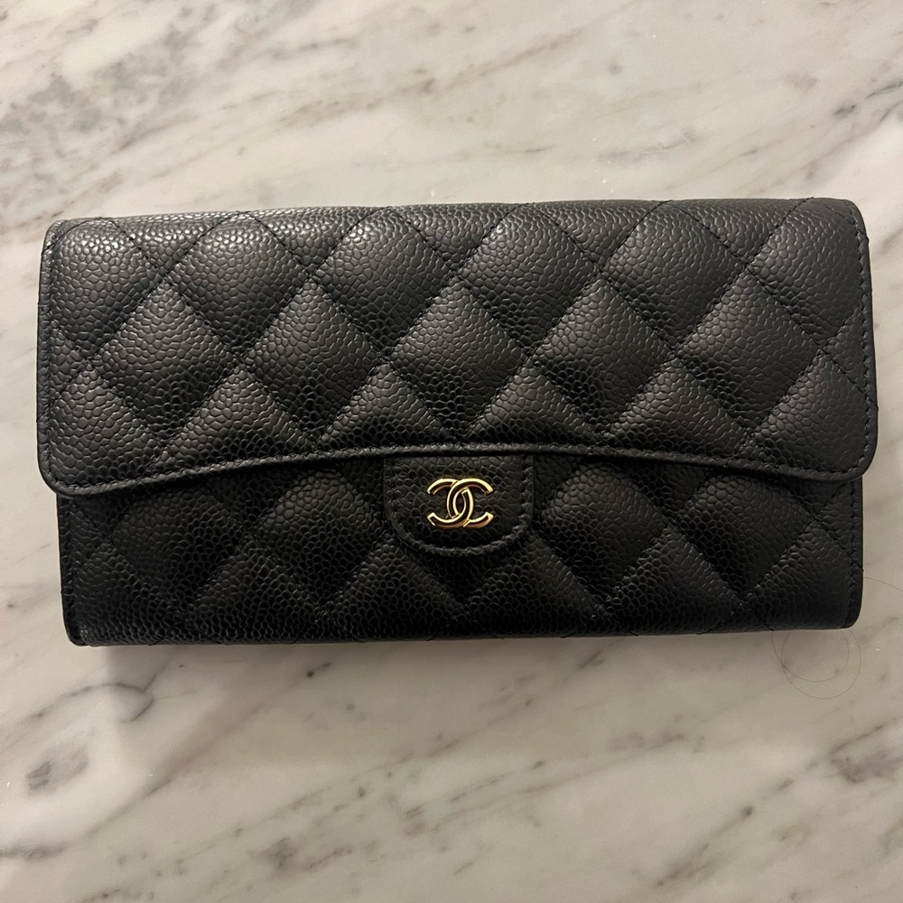 Chanel classic, timeless, long wallet